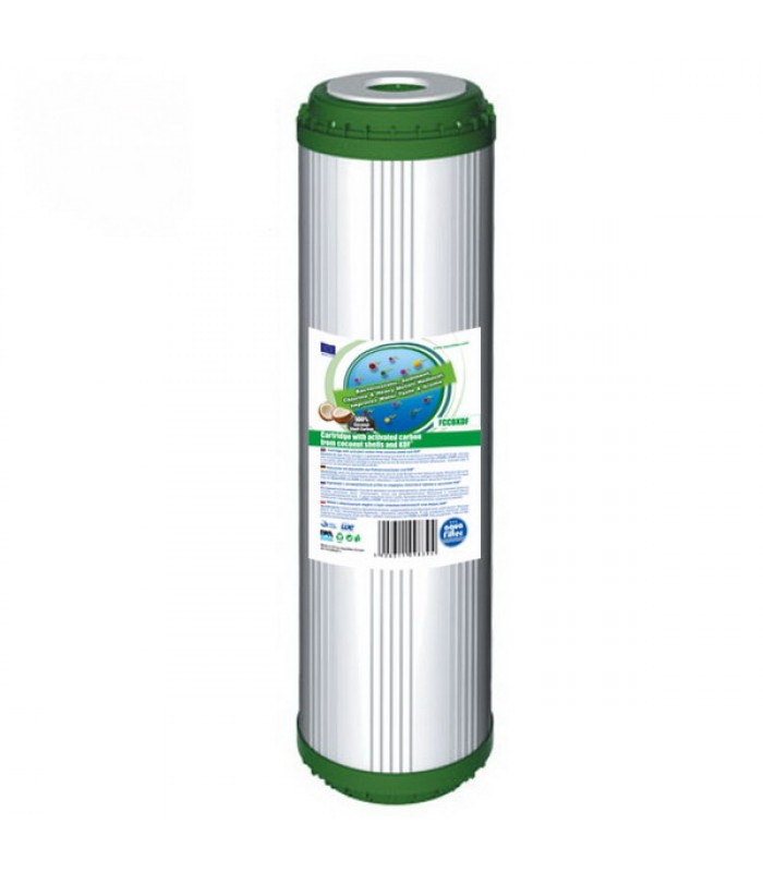 Φίλτρο ενεργού Άνθρακα 10''  G.A.C + KDF της Aquafilter